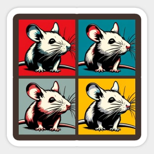 Pop Mice Art - Cute Mice Sticker